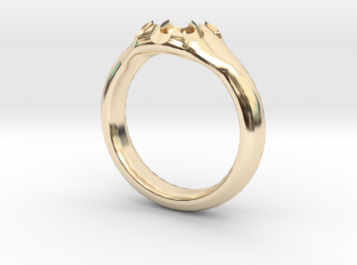 Scalloped Ring (size 5.5) 3d printed