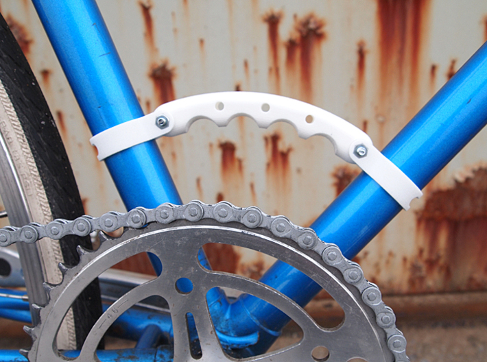 Fixie Carrying Handle 3d printed White Strong &amp; Flexible