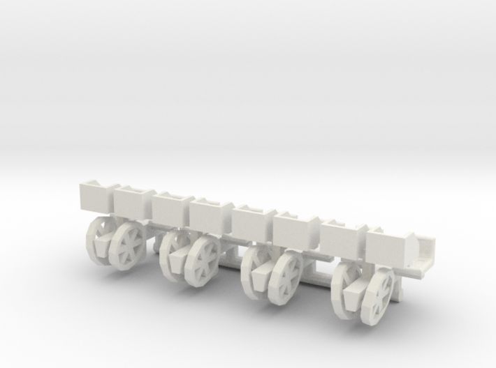 1/64 Transplanter with plant bins, set of 4 3d printed
