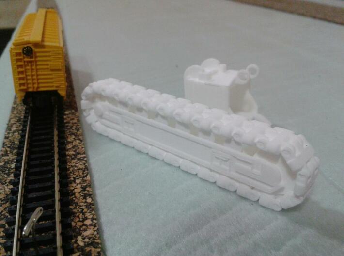 N Scale Steam Track and Bucket Load (1 of each) 3d printed