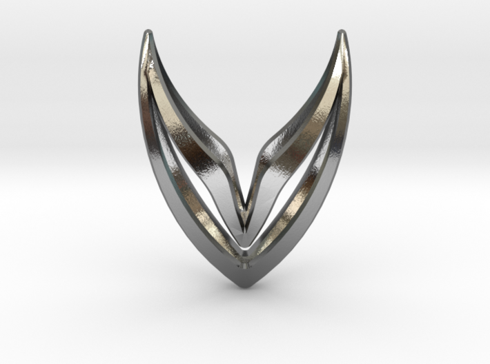 sWINGS Sharp, Pendant. Pure Elegance. 3d printed 