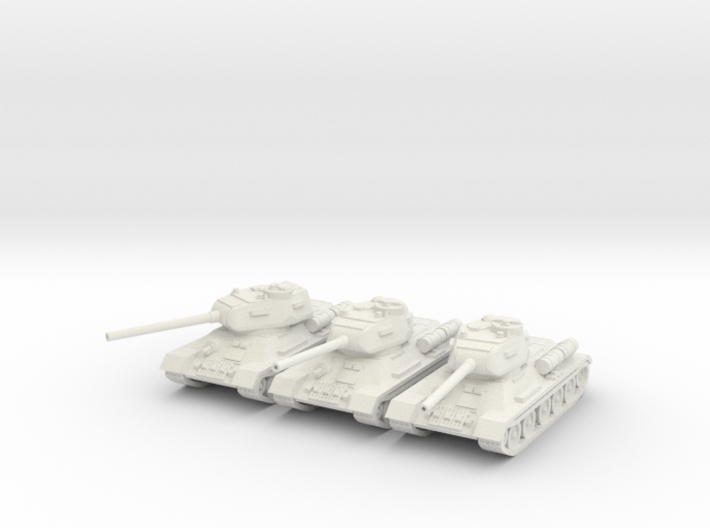1/160 T-34-85 tank (3) 3d printed