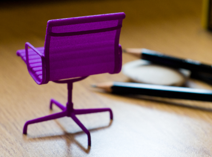 Aluminium Group Style Chair 1/12 Scale 3d printed 