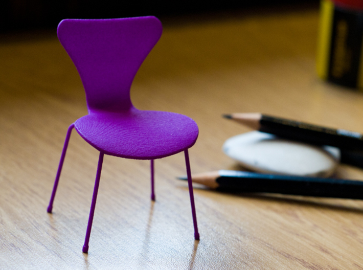 Series 7 Style Chair 1/12 Scale 3d printed
