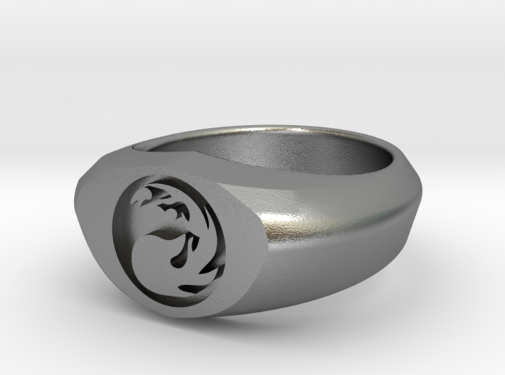 MTG Mountain Mana Ring (Size 7) 3d printed