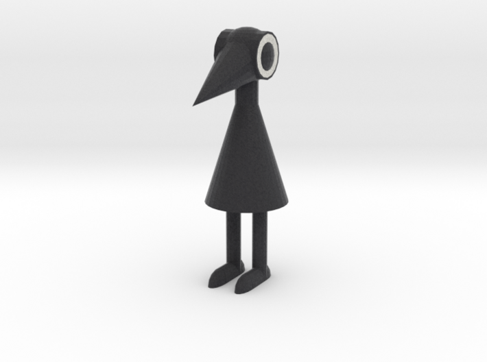Crow Person (standing) 3d printed