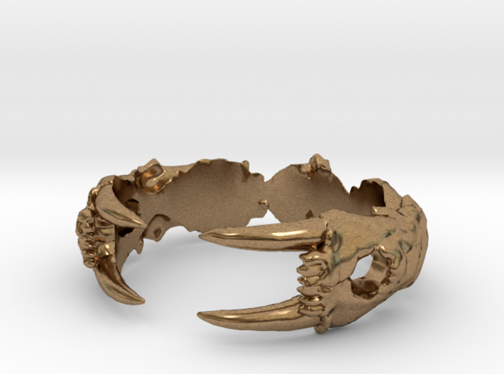 Saber-toothed Cat Ring 3d printed