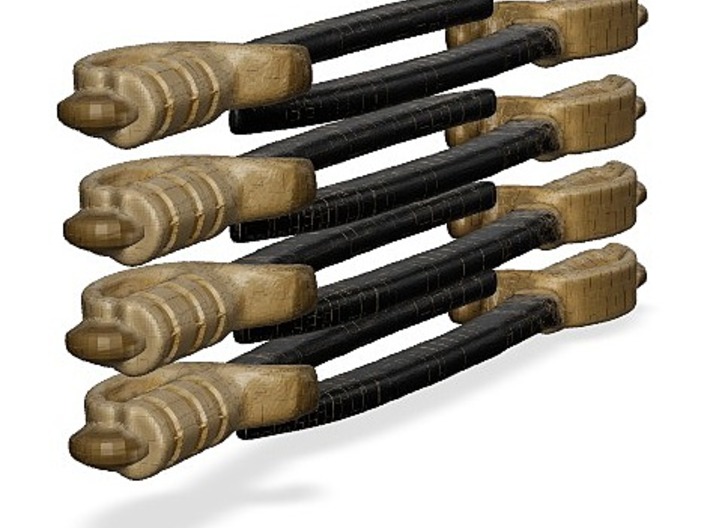 8 swords painted for lego : &quot;briquet&quot; napoleon's a 3d printed