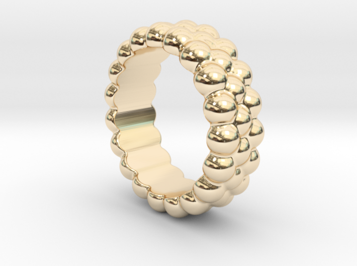 RING BUBBLES 19 - ITALIAN SIZE 19 3d printed