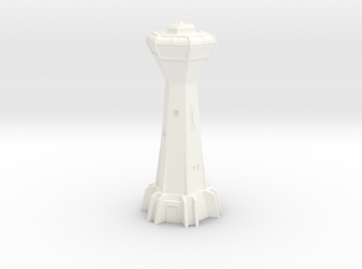 Spaceport Control Tower (1/285) 3d printed 