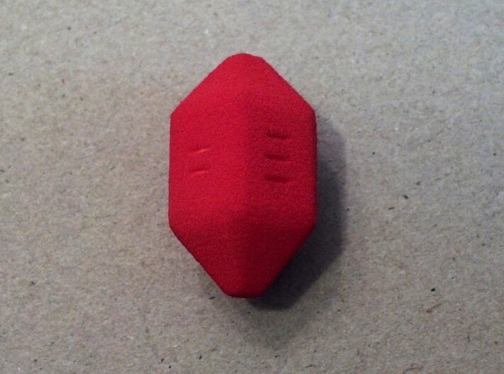 Cycle D5 Die 3d printed A roll of 5. Red Strong &amp; Flexible