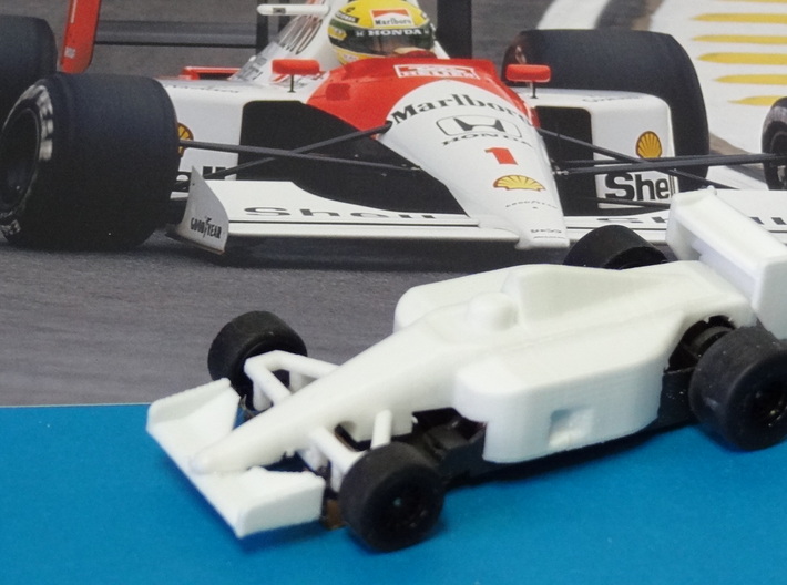 HO F1 1991 MP4/6 Slot Car Body 3d printed