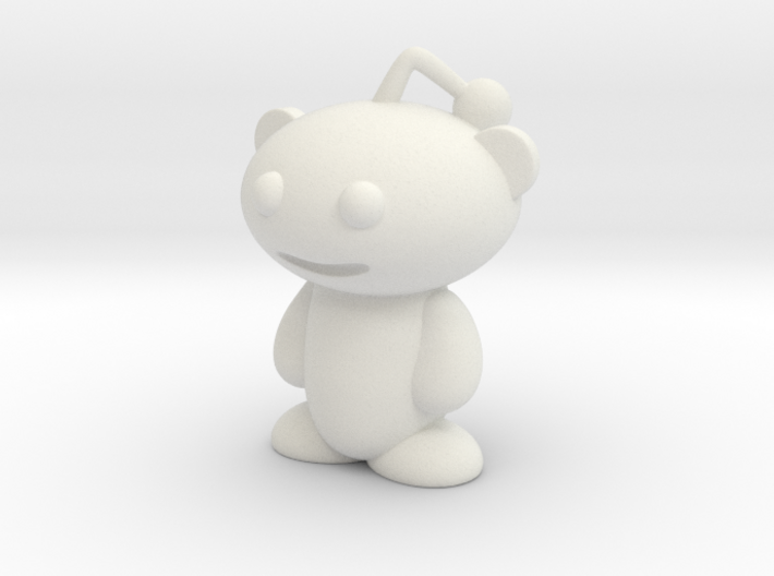 Cute Reddit Alien Snoo Pendant / Charm 3d printed