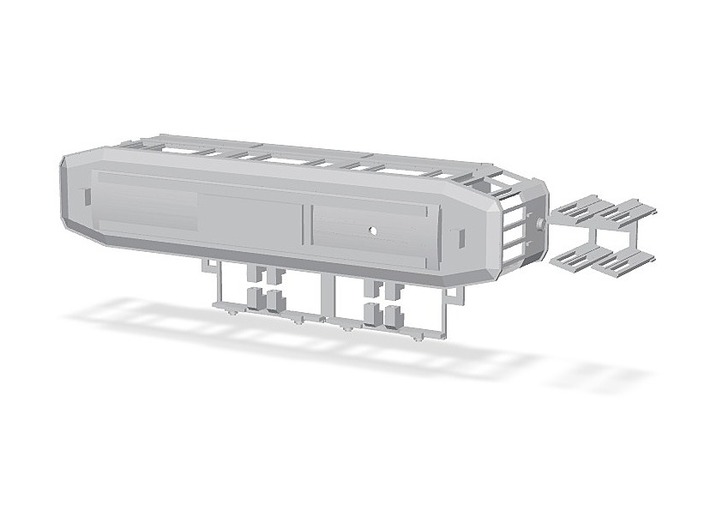 Chassis K-Bahn 1899 Triebwagen 3d printed