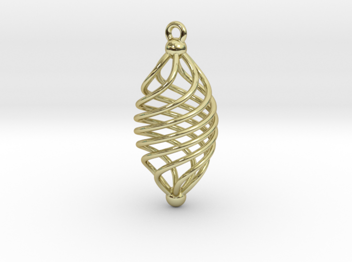 EARRING TWISTED 3d printed