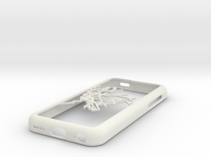 NYC subway map iPhone 5c case 3d printed