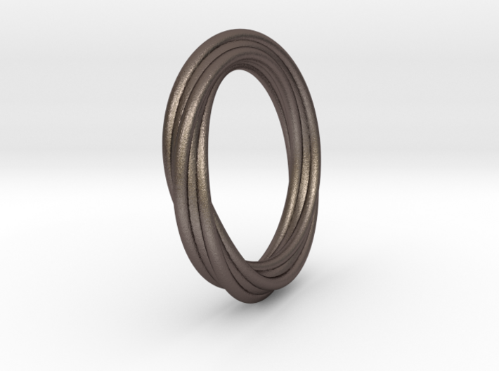 Twisted ring 3d printed