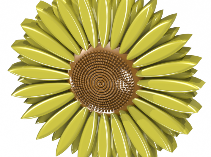 sunflower 3d printed