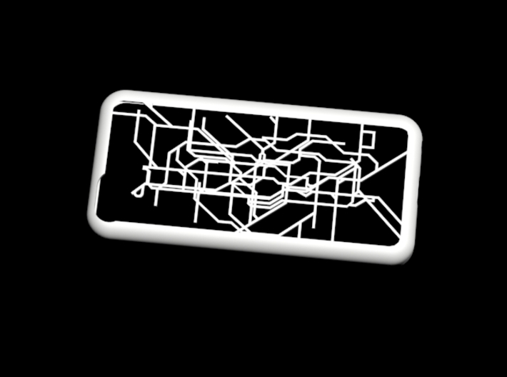 London subway/underground map iPhone 5c case 3d printed 