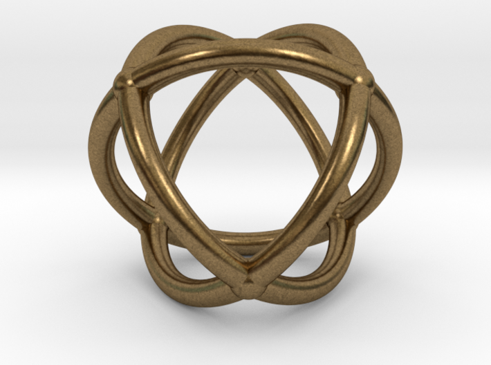 0072 Stereographic Polyhedra - Octahedron 3d printed