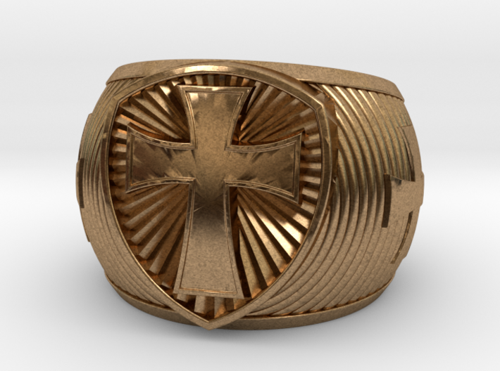 Cross Ring size 14 3d printed