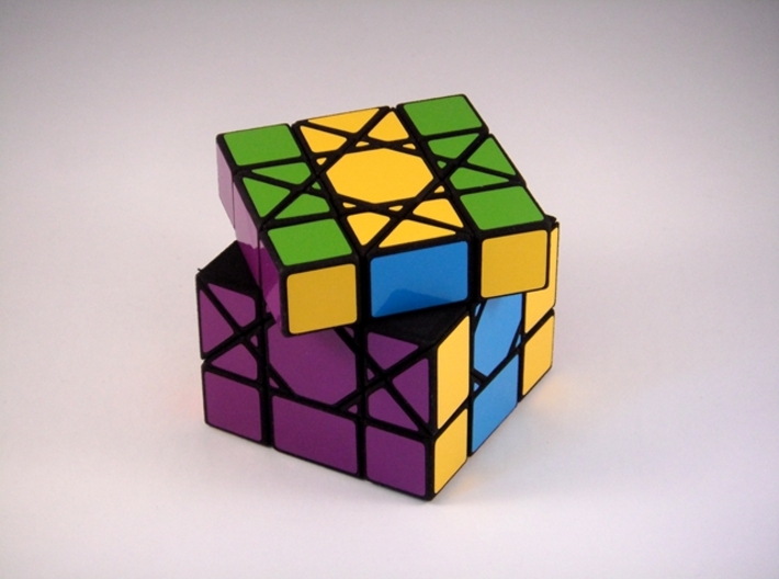 OctoCube Puzzle 3d printed 45 Degree Turn