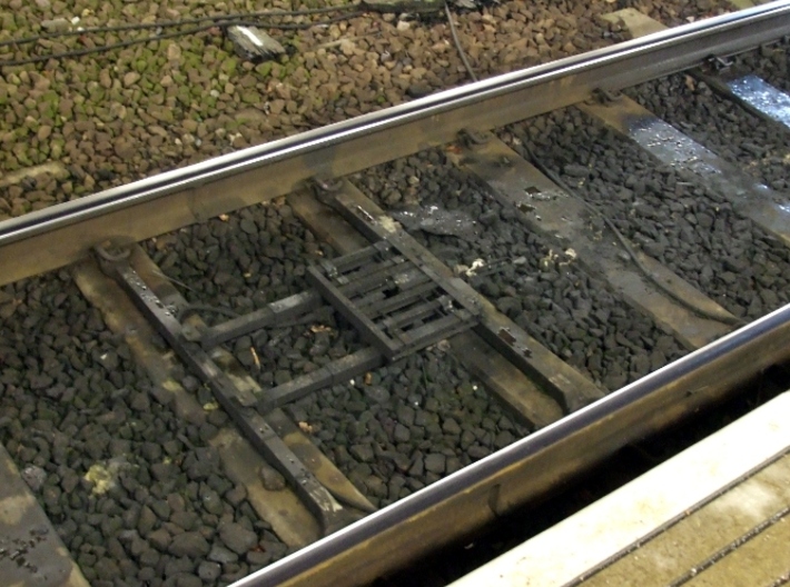 Train Protection Warning System: Buffer Stop Grids 3d printed Real life example seen in Sheffield