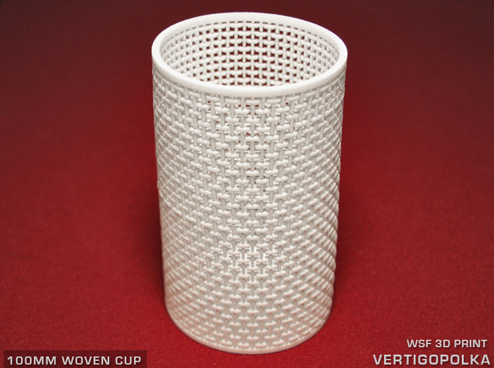 100mm Woven Cup 1 TEST 3d printed