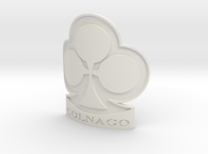 Colnago bicycle front logo 3d printed 