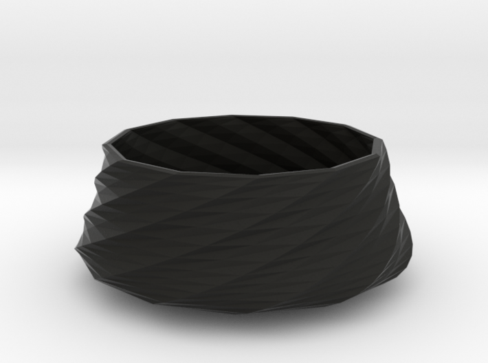 Twisted bowl 3d printed