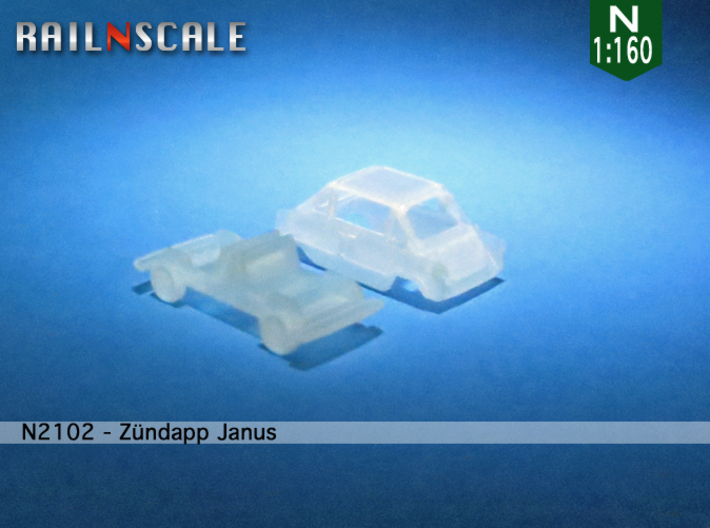 Zündapp Janus (N 1:160) 3d printed 