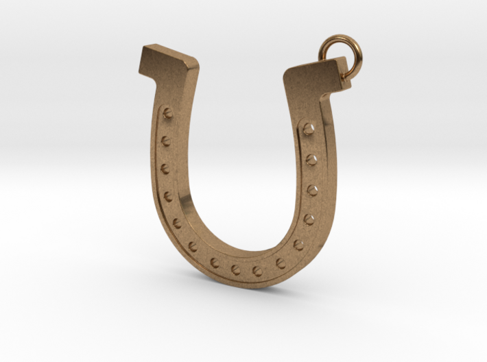 Horseshoe pendant 3d printed