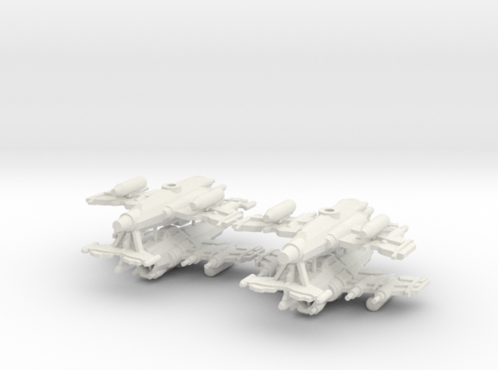 6mm Greenskin Fighter Bombers (x4) 3d printed 