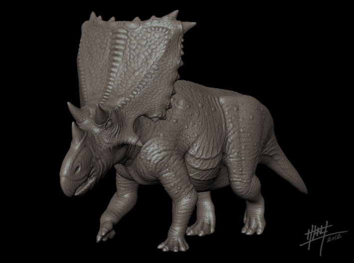 Chasmosaurus Russelli 1/72 3d printed