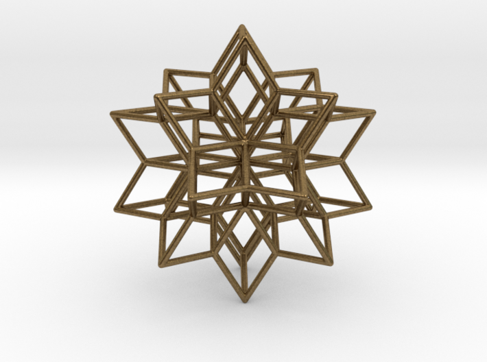 Rhombic Hexecontahedron, 1.65mm round struts 3d printed