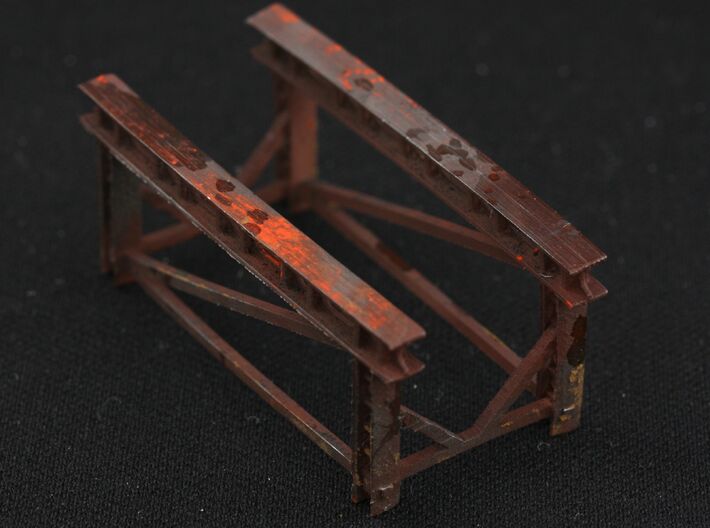 1/32 WWI Flugmotor Stand 3d printed shown painted