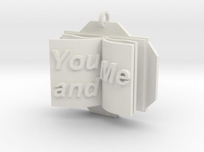 You&amp;Me Pendant 3d printed