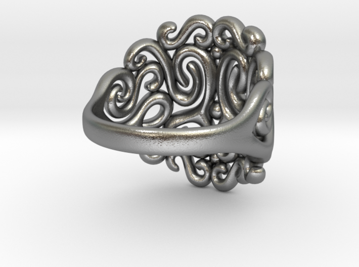 Arabesque Ring 3d printed 