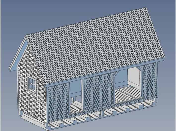 HO PEIR 1902 Flag Station Colville As Upgraded 3d printed