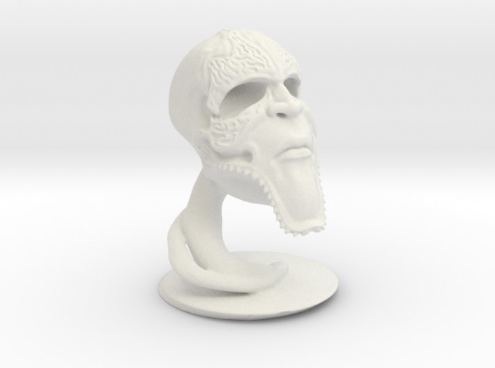 Wormskull 3d printed