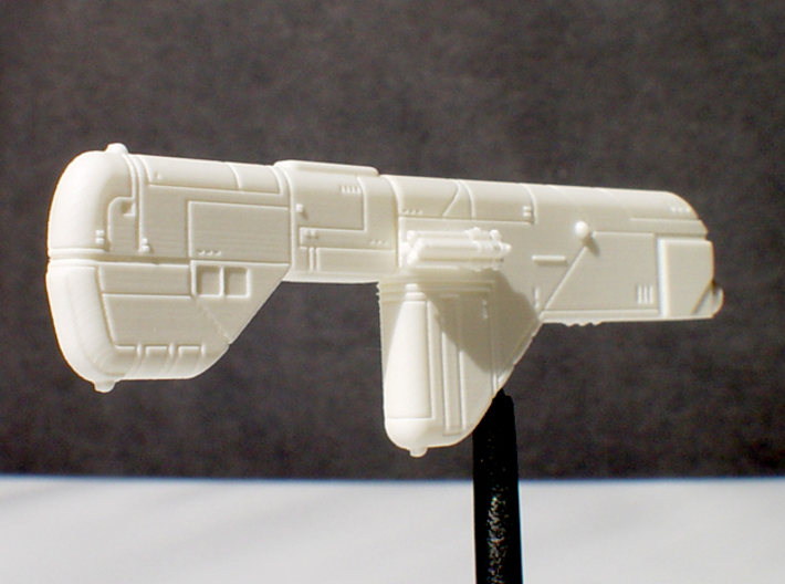 Missile Cruiser Multi-Part Kit 3d printed Printed Frosted Ultra Detail after cleaning bath