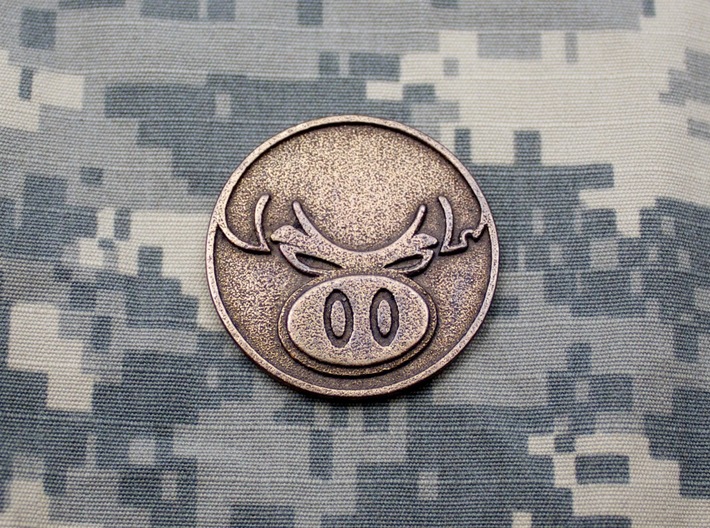 The Hate Project: HATE LOGO COIN 3d printed 