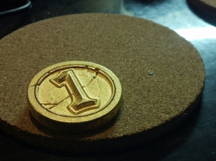 Hearthstone Coin 3d printed