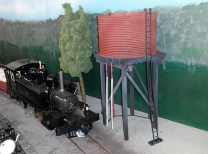 Victorian Railways 16mm scale Gould Water Tank 3d printed Na engine requirements
