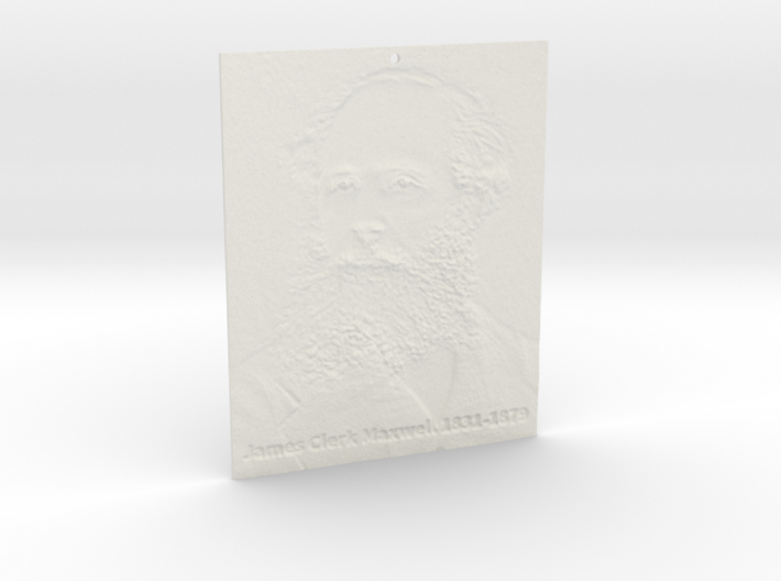 James Clerk Maxwell Shadowgram 3d printed 
