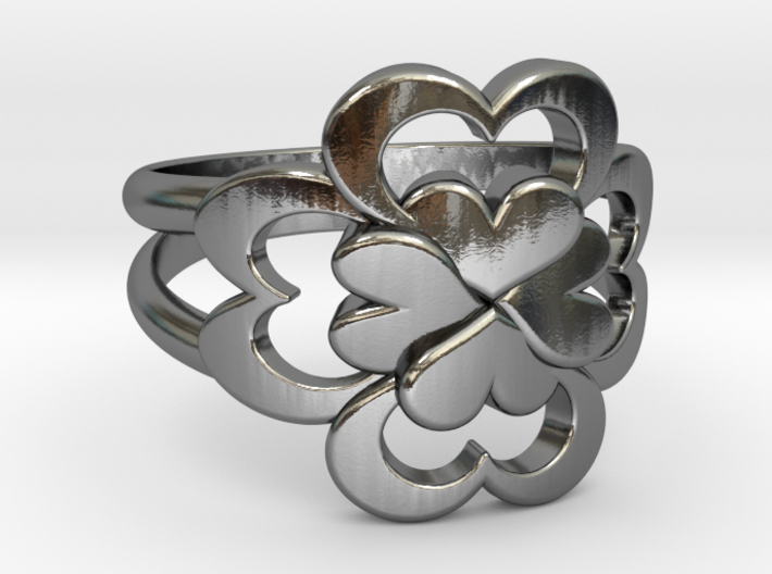 Size 8 Wife Ring 3d printed
