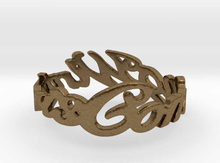 winter-is-coming Ring Size 7 3d printed