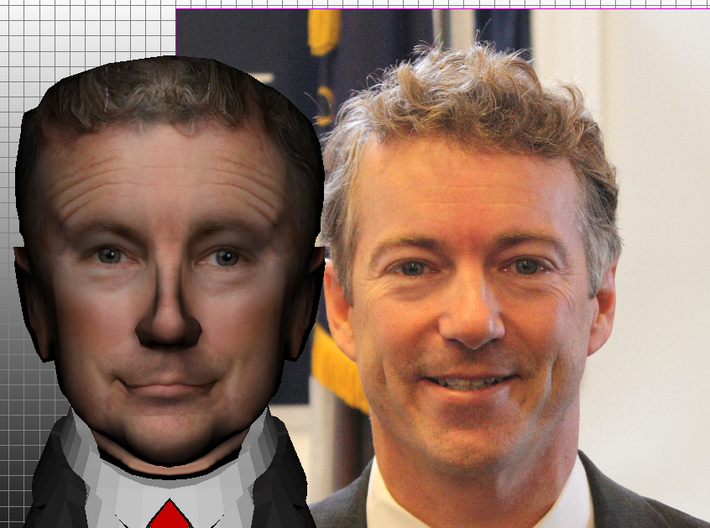 Ku Klux Rand Paul plug 3d printed 