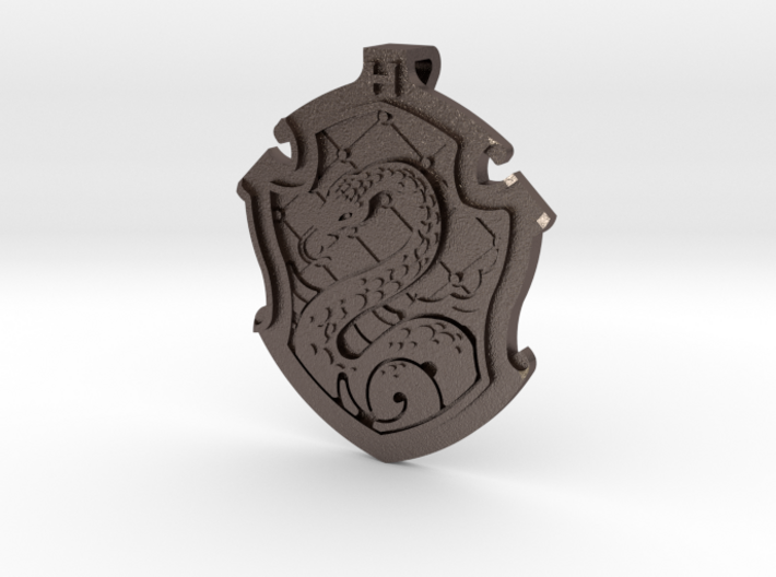 Slytherin House Crest - Pendant SMALL 3d printed 
