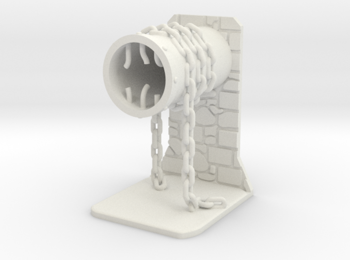 Pipe and chain token / scenery 3d printed